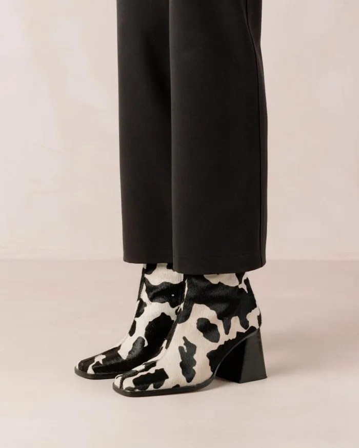 ALOHAS Boots Women South Cow 8211 Cow Print Leather Boots