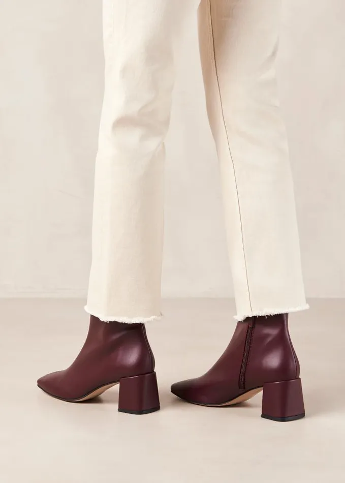 ALOHAS Boots Women Watercolor Beet