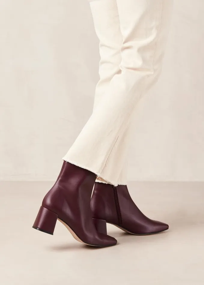ALOHAS Boots Women Watercolor Beet