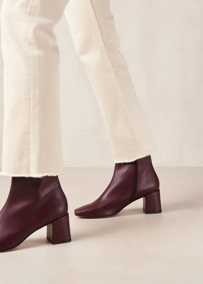 ALOHAS Boots Women Watercolor Beet