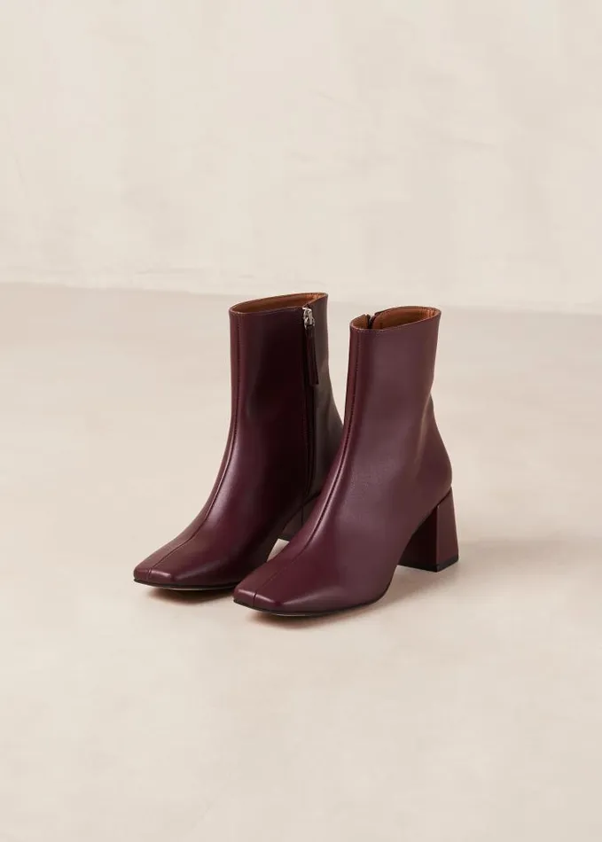ALOHAS Boots Women Watercolor Beet