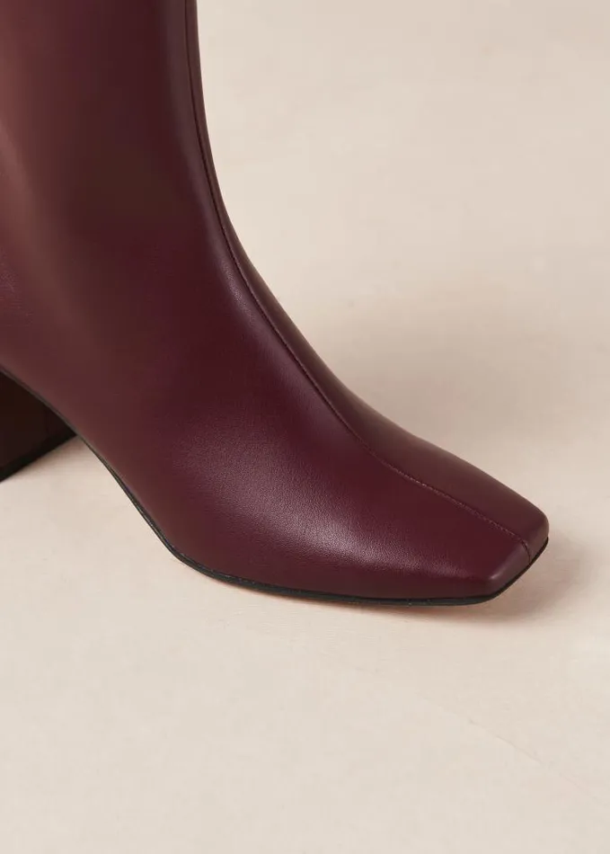 ALOHAS Boots Women Watercolor Beet