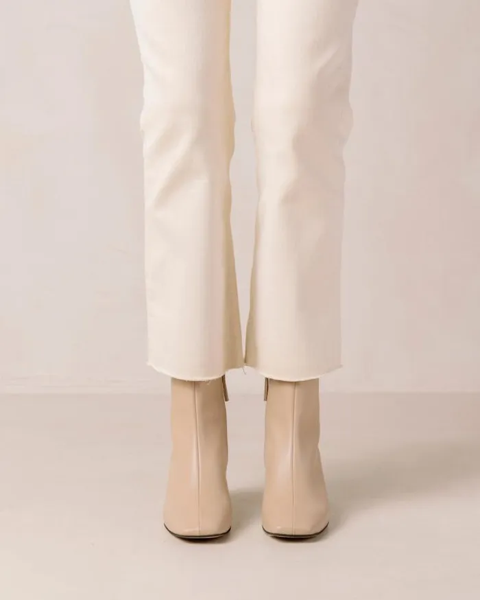 ALOHAS Boots Women Watercolor Tahini Beige