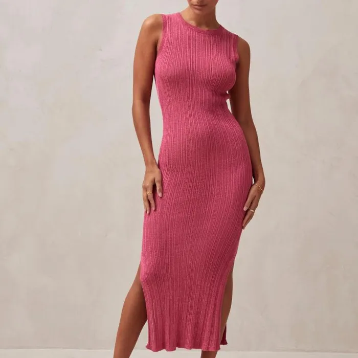 ALOHAS Dresses Women Breezy Glim 8211 Pink Knit Dress