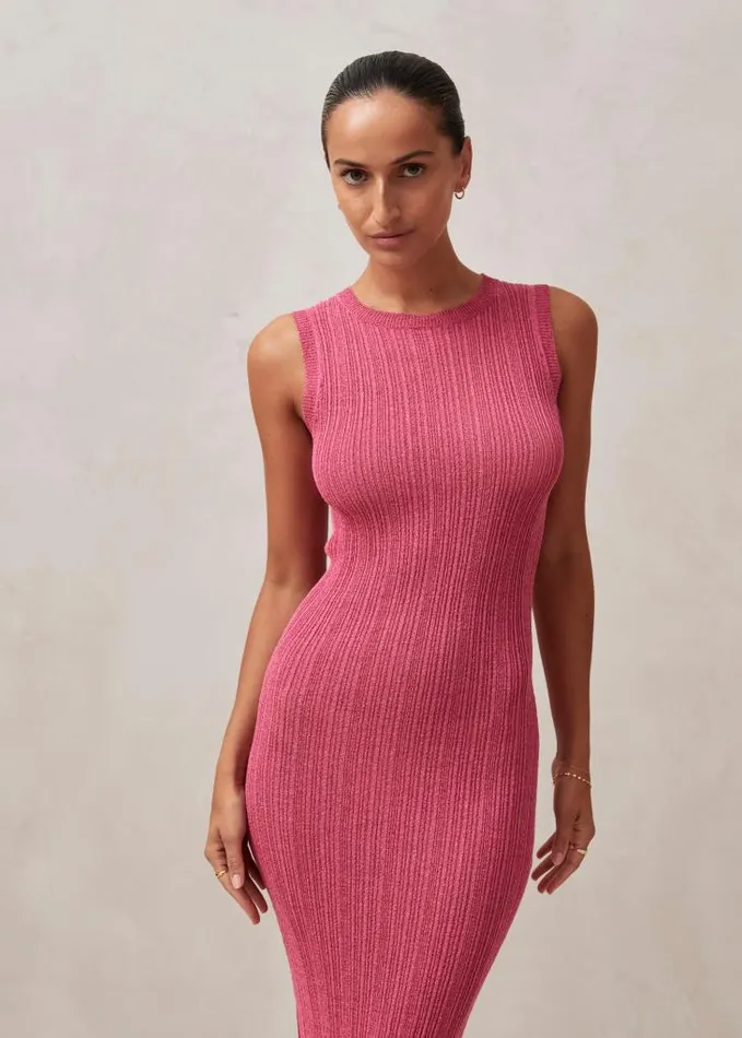 ALOHAS Dresses Women Breezy Glim 8211 Pink Knit Dress