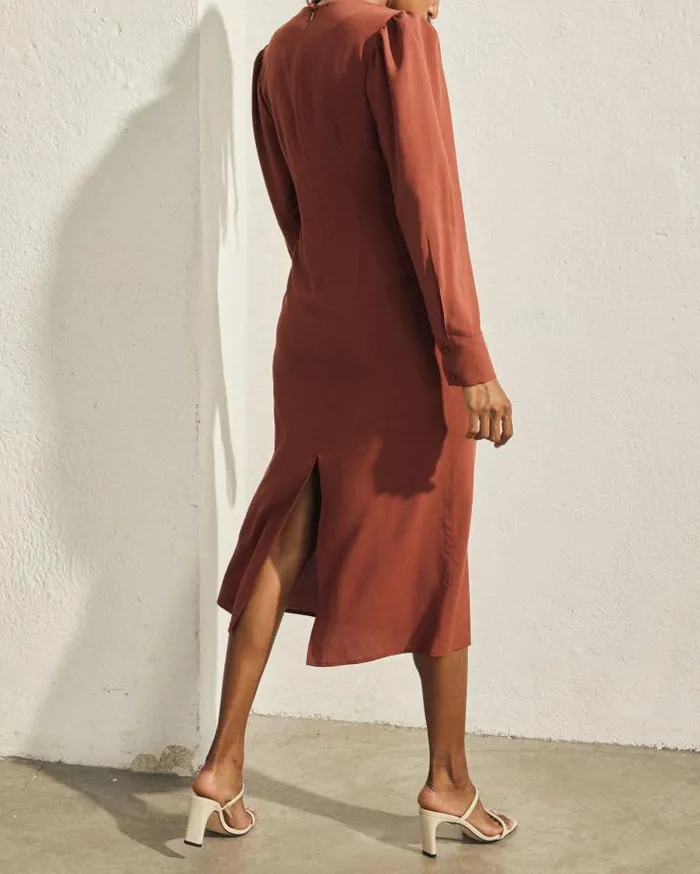 ALOHAS Dresses Women Exclesa 8211 Brown Dress