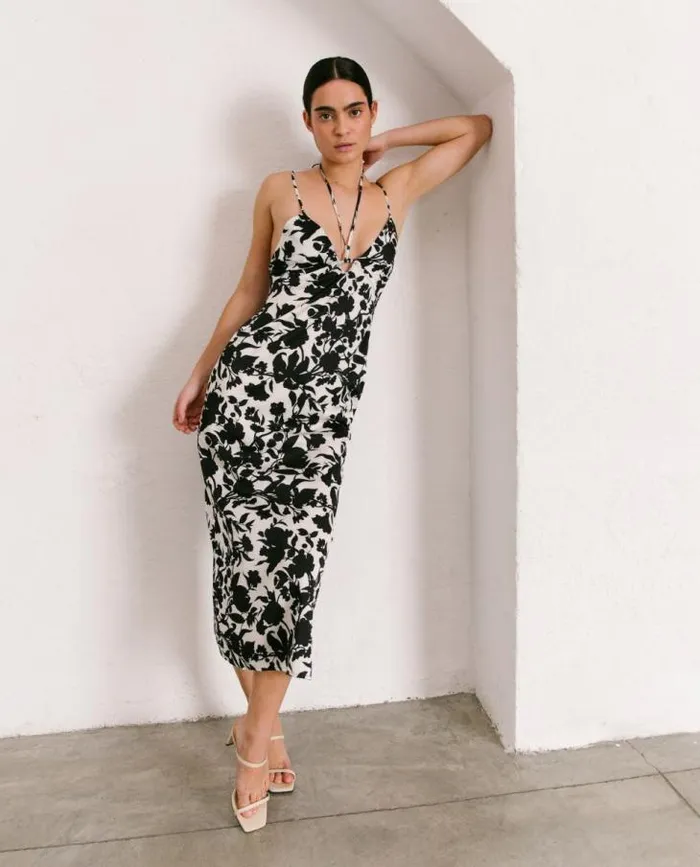 ALOHAS Dresses Women Night Owl 8211 Black And White Dress