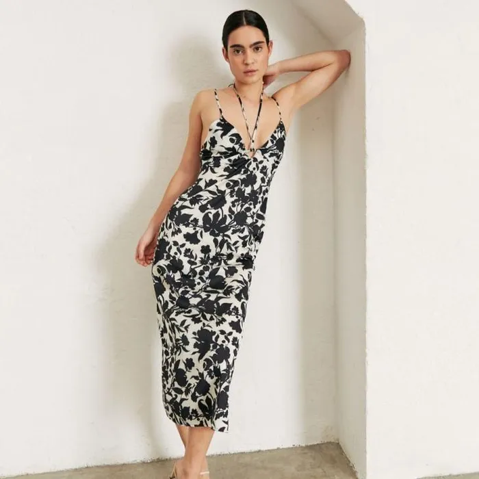 ALOHAS Dresses Women Night Owl 8211 Black And White Dress