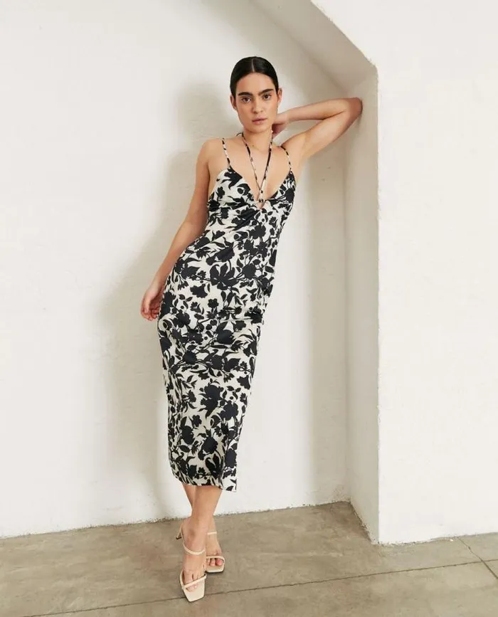 ALOHAS Dresses Women Night Owl 8211 Black And White Dress