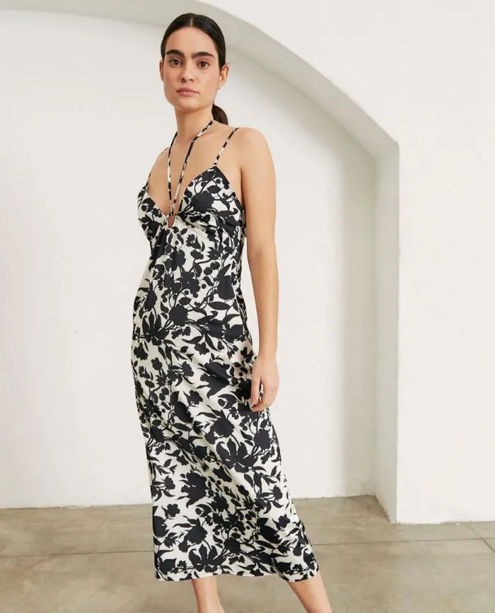 ALOHAS Dresses Women Night Owl 8211 Black And White Dress
