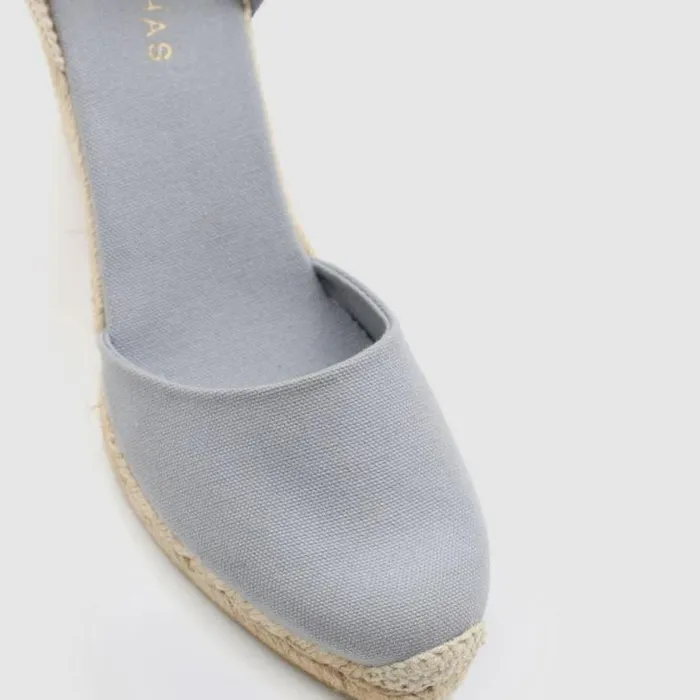 ALOHAS Espadrilles Women Clara By Day 8211 Gray Canvas Espadrilles