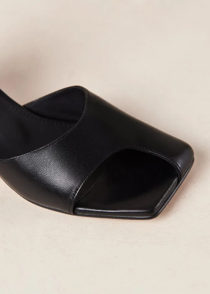 ALOHAS Heels Women Cliff 8211 Black Leather Pumps