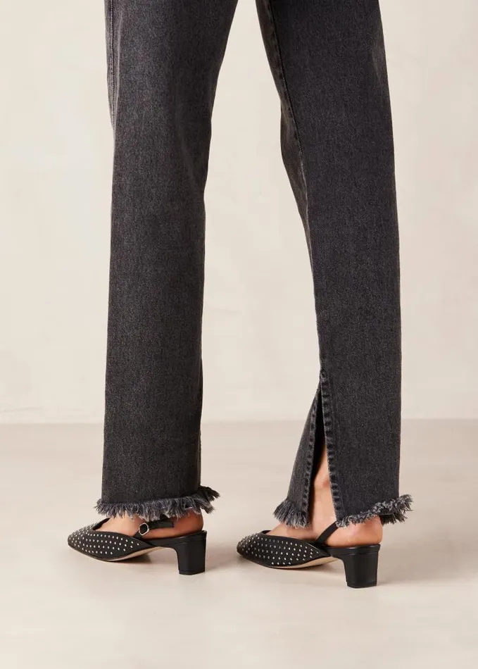 ALOHAS Heels Women Lindy 8211 Black Leather Pumps