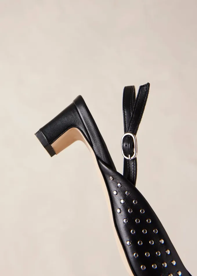 ALOHAS Heels Women Lindy 8211 Black Leather Pumps