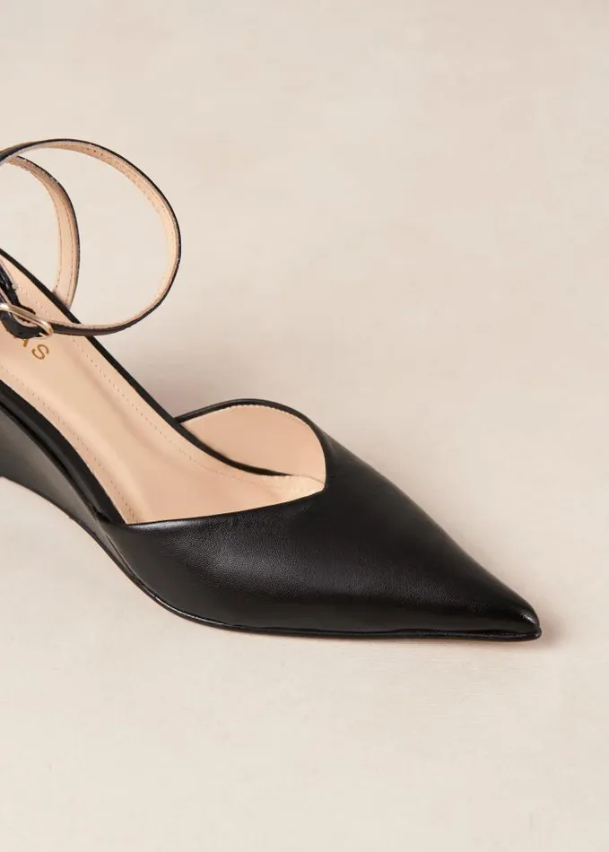 ALOHAS Heels Women Polly 8211 Black Wedge Pumps