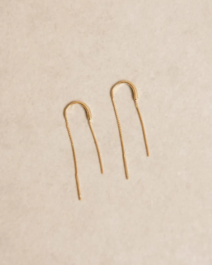 ALOHAS Jewelry Women Ahull 8211 Gold Earrings