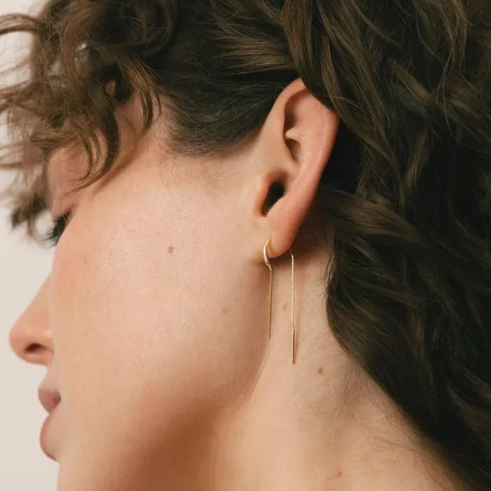 ALOHAS Jewelry Women Ahull 8211 Gold Earrings