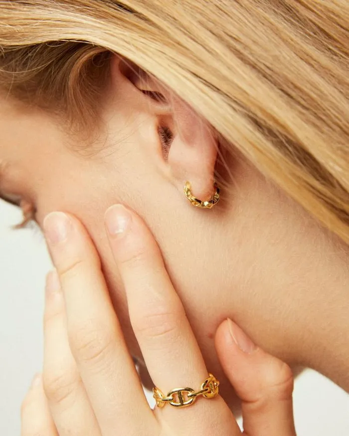 ALOHAS Jewelry Women Lyra 8211 Gold Earrings