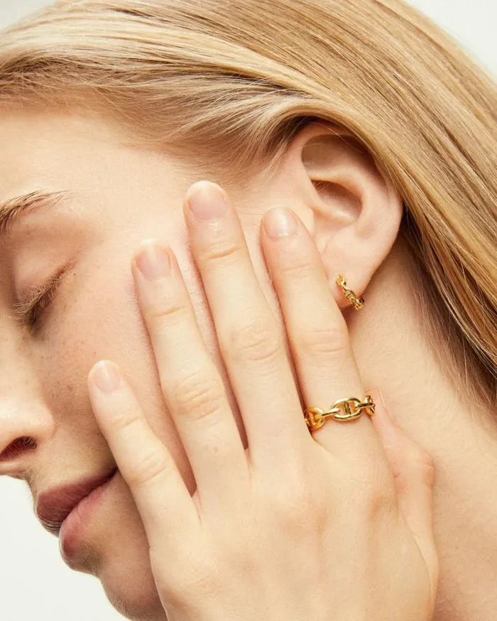 ALOHAS Jewelry Women Lyra 8211 Gold Earrings