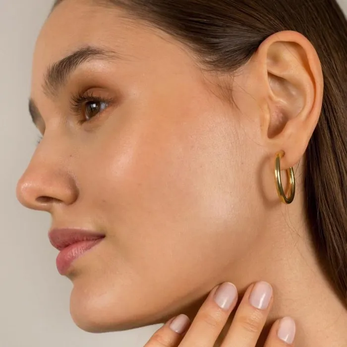 ALOHAS Jewelry Women Nice Nail 8211 Gold Earring