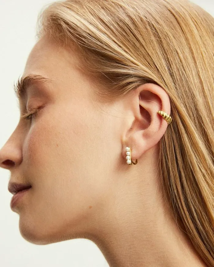 ALOHAS Jewelry Women Orion 8211 Gold Earrings