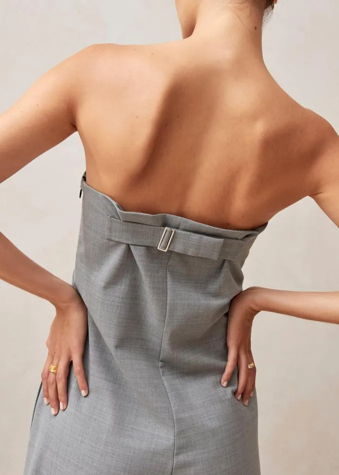 ALOHAS Jumpsuits Women Elisa 8211 Grey WoolBlend Jumpsuit