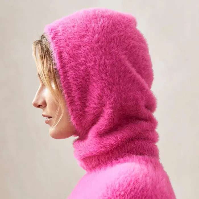ALOHAS Knitwear Women Softie 8211 Pink Knitted Balaclava