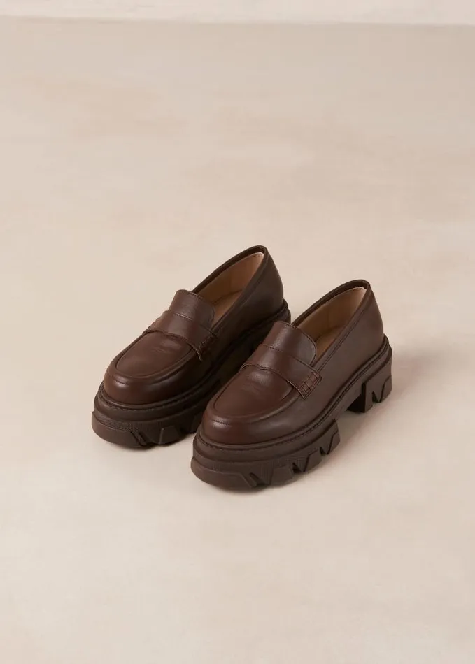 ALOHAS Loafers Women Trailblazer 8211 Brown Chunky Loafers