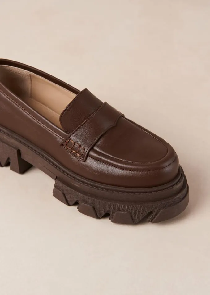 ALOHAS Loafers Women Trailblazer 8211 Brown Chunky Loafers