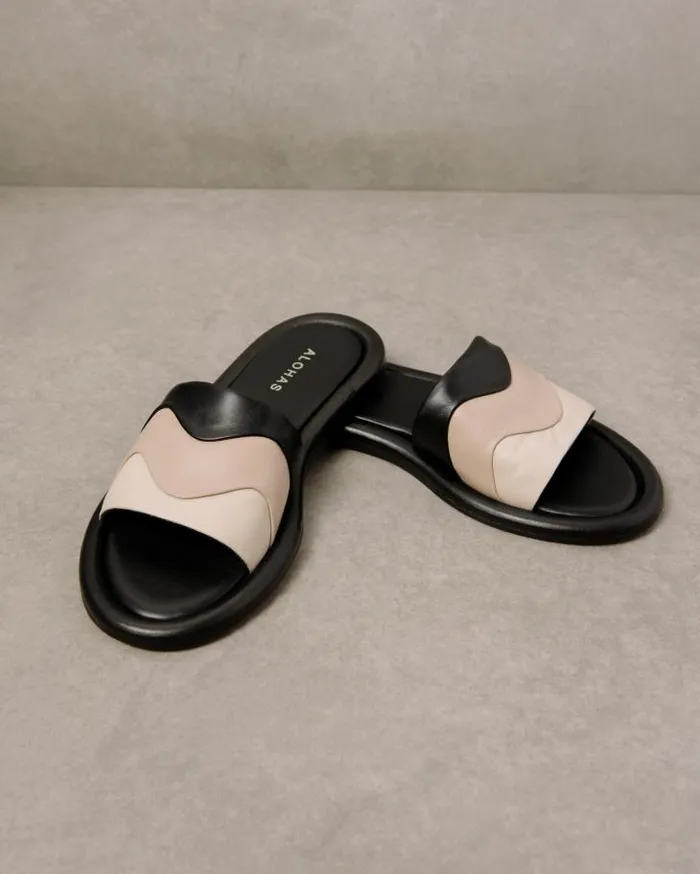 ALOHAS Mules Women Malibu Kaleidoscope 8211 Multicolor Leather Sandals