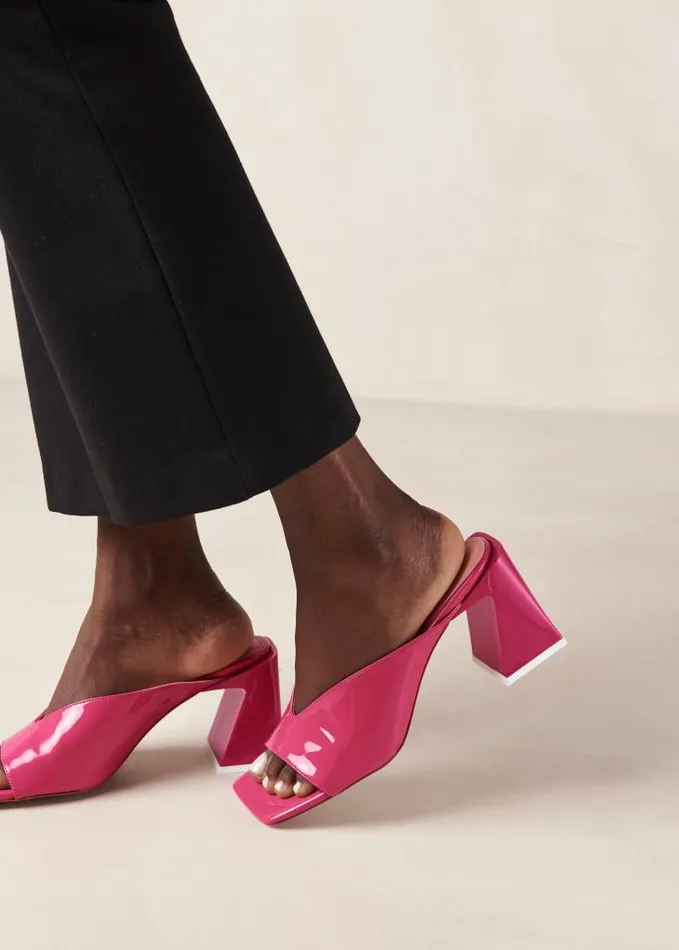ALOHAS Mules Women Tasha 8211 Pink Leather Mules