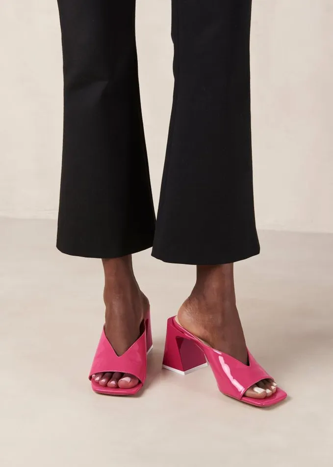 ALOHAS Mules Women Tasha 8211 Pink Leather Mules
