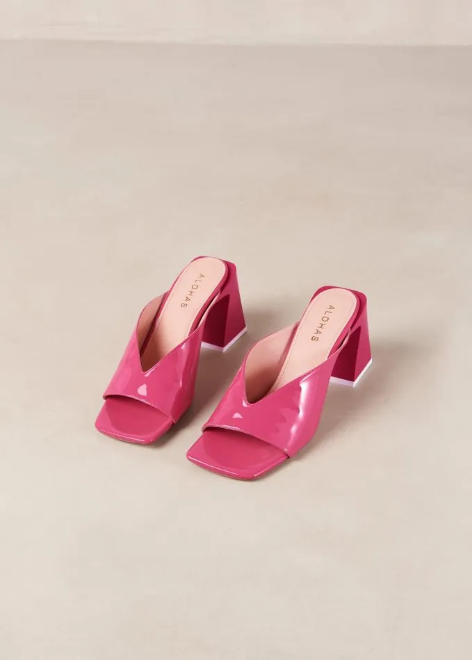 ALOHAS Mules Women Tasha 8211 Pink Leather Mules