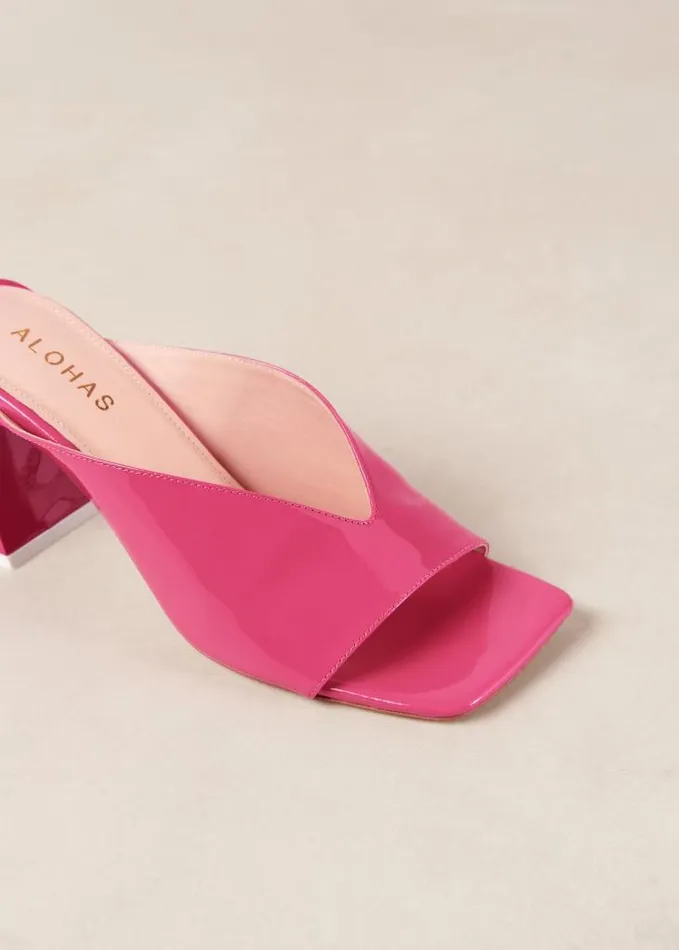 ALOHAS Mules Women Tasha 8211 Pink Leather Mules