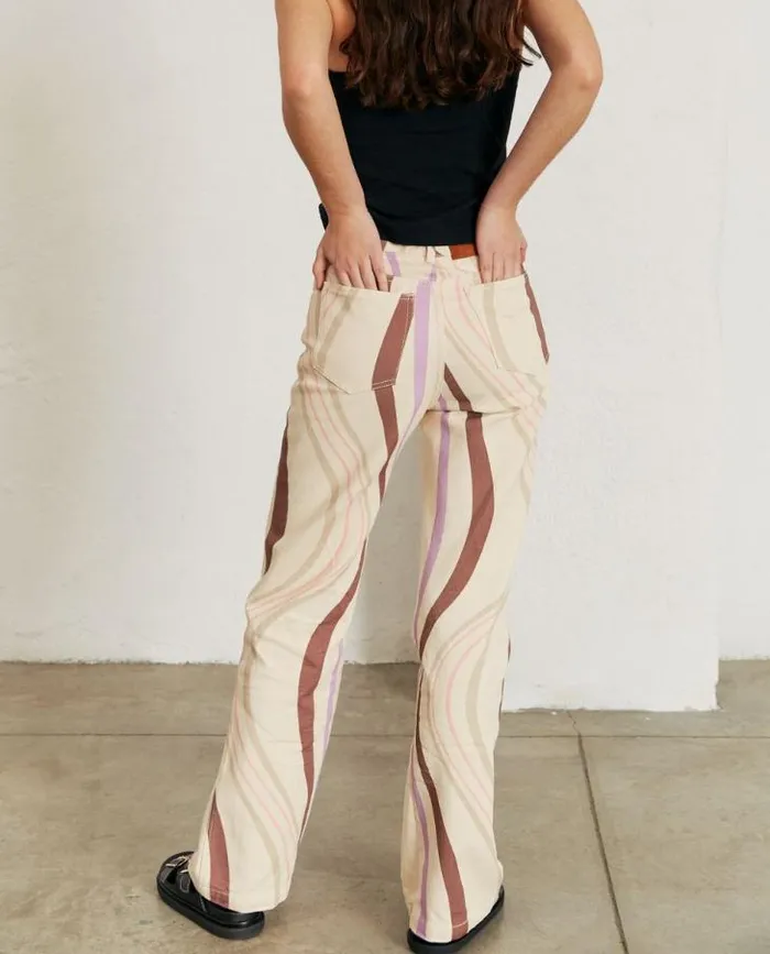 ALOHAS Pants Women Monday Jelly 8211 Multicolor Cotton Pants