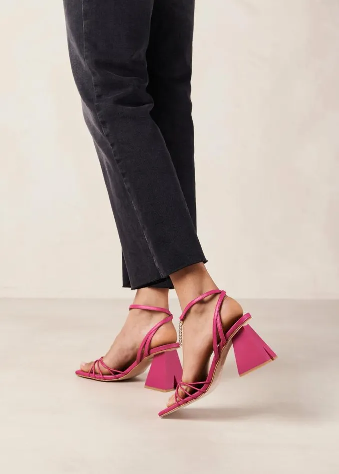 ALOHAS Sandals Women Cactus 8211 Pink Ankle Chain Sandals