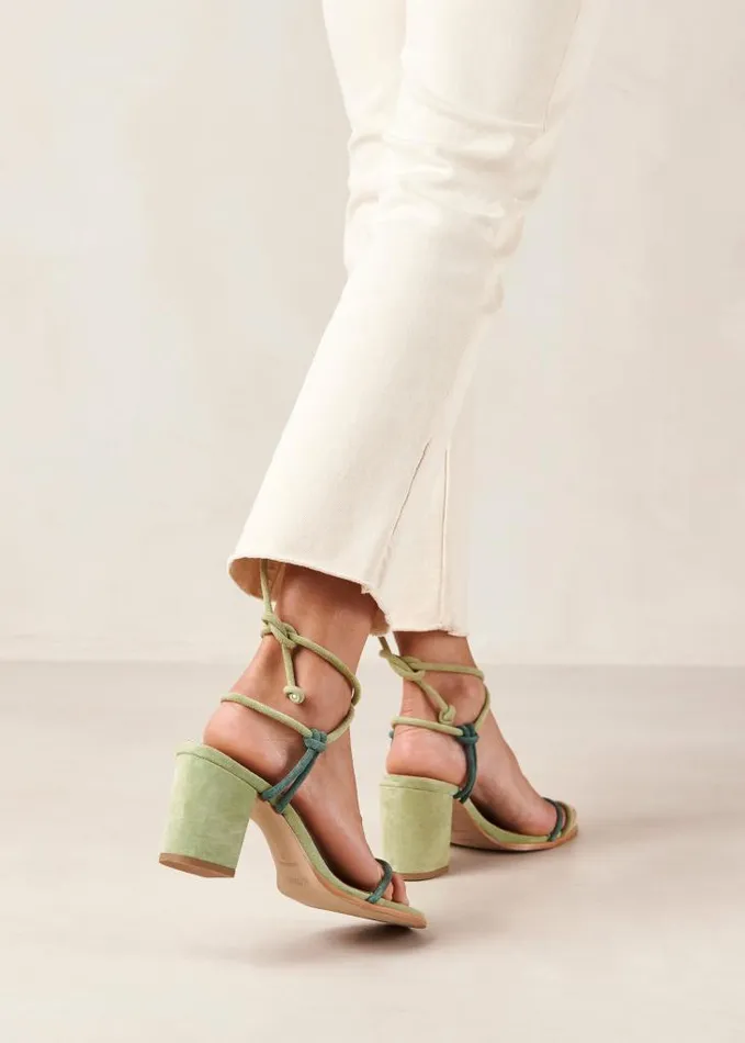 ALOHAS Sandals Women Grace Bicolor Green