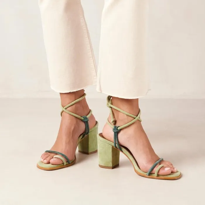 ALOHAS Sandals Women Grace Bicolor Green