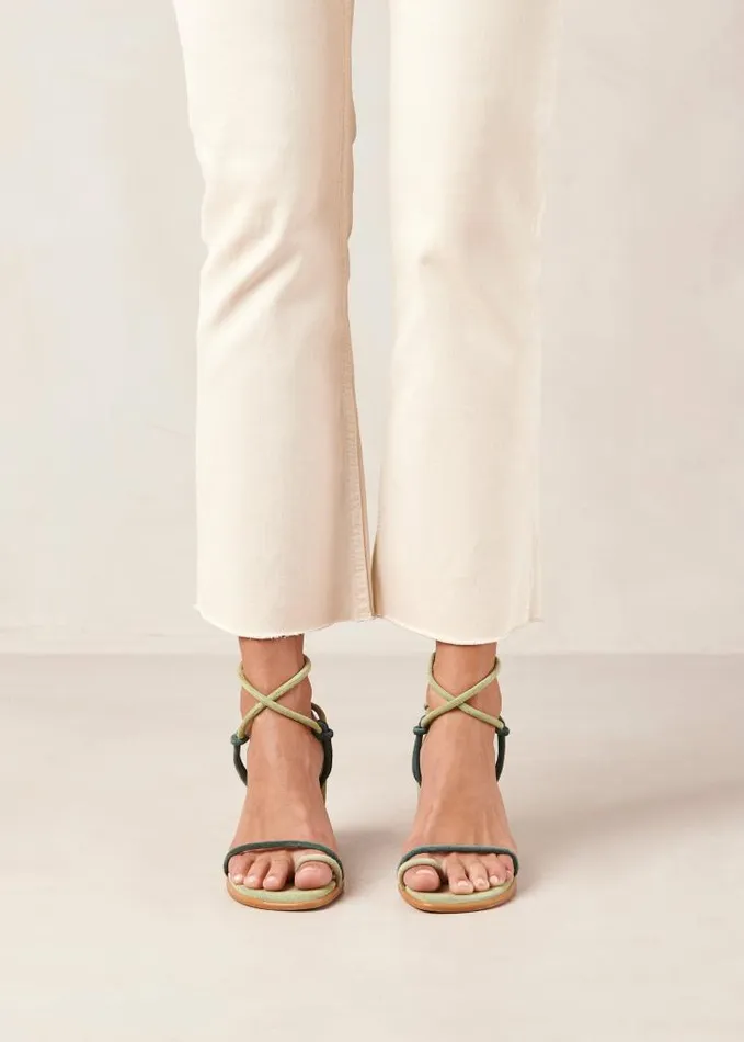 ALOHAS Sandals Women Grace Bicolor Green