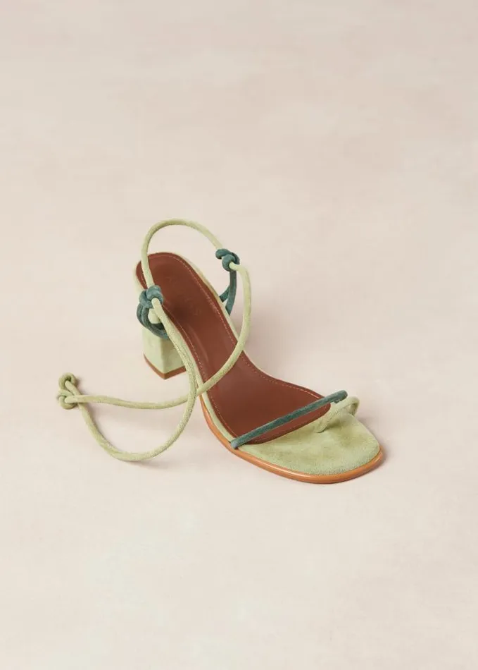 ALOHAS Sandals Women Grace Bicolor Green