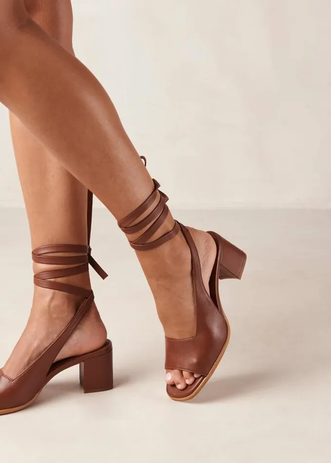 ALOHAS Sandals Women Lille Dark Tan