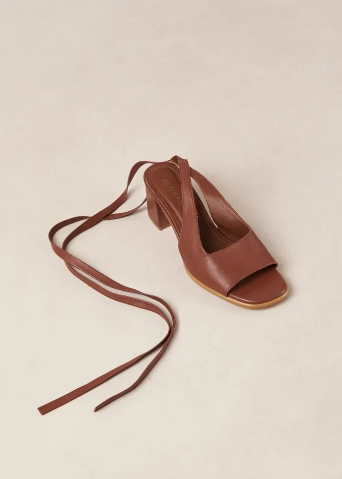 ALOHAS Sandals Women Lille Dark Tan