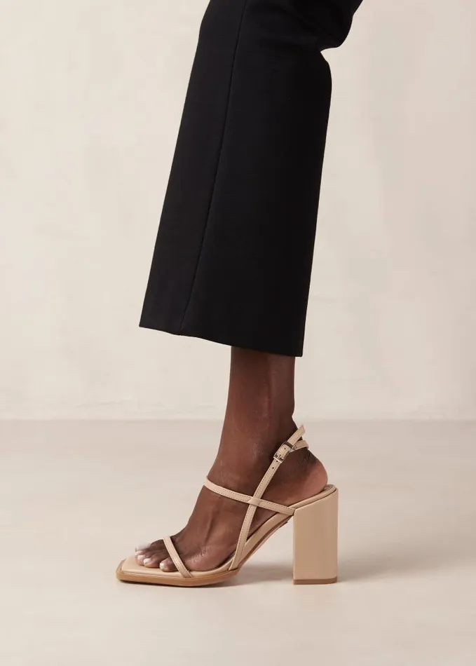 ALOHAS Sandals Women Lorena 8211 Beige Vegan Sandals