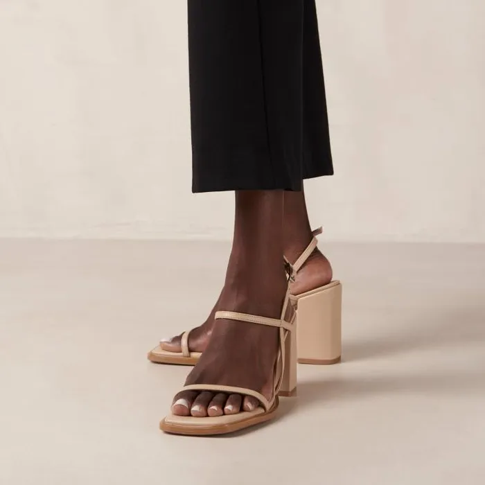 ALOHAS Sandals Women Lorena 8211 Beige Vegan Sandals