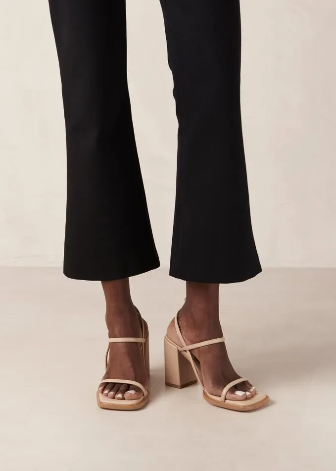 ALOHAS Sandals Women Lorena 8211 Beige Vegan Sandals