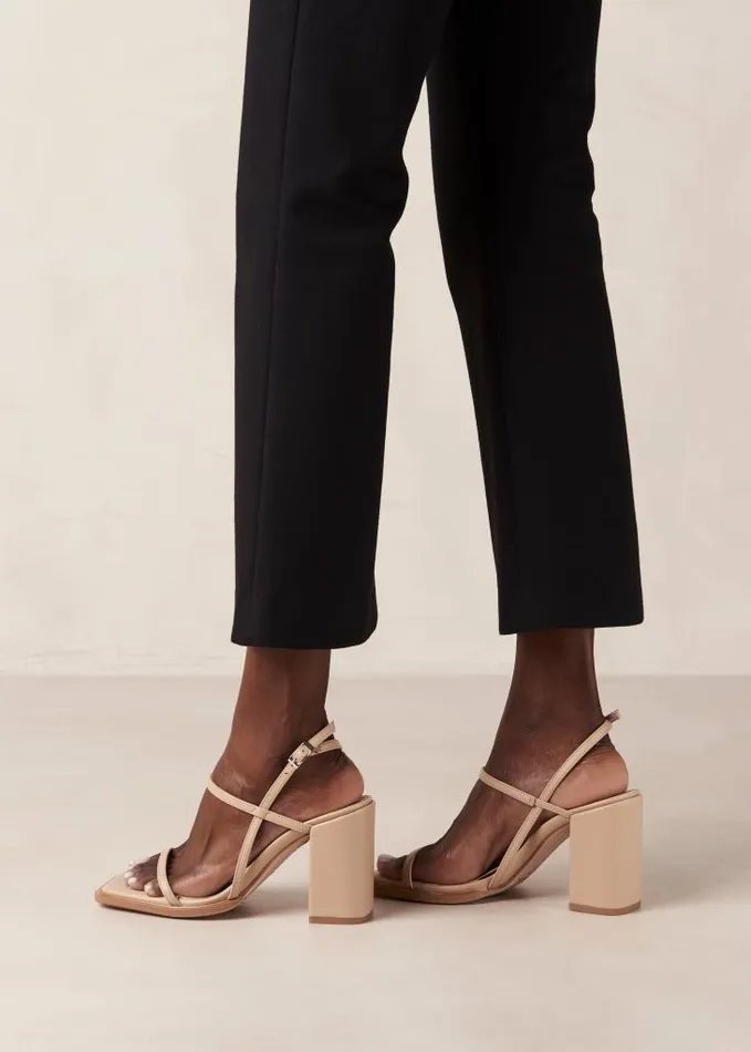 ALOHAS Sandals Women Lorena 8211 Beige Vegan Sandals