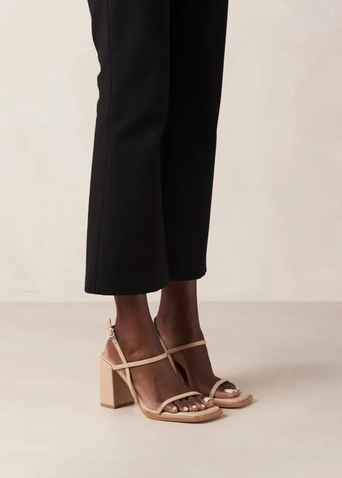 ALOHAS Sandals Women Lorena 8211 Beige Vegan Sandals