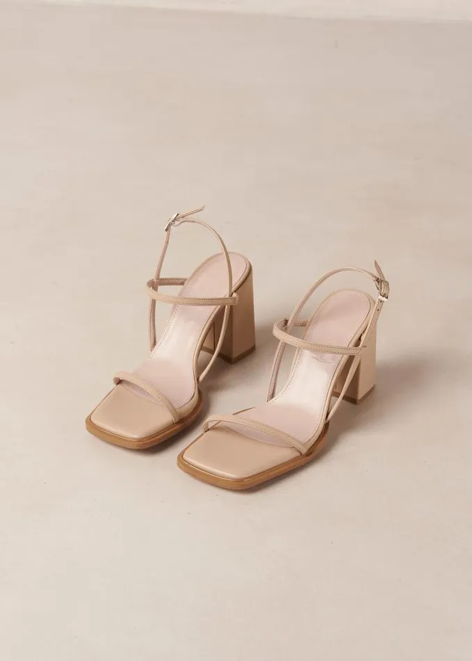 ALOHAS Sandals Women Lorena 8211 Beige Vegan Sandals