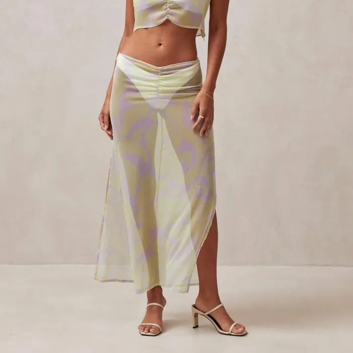 ALOHAS Skirts Women Sua 8211 Pastel Printed Skirt