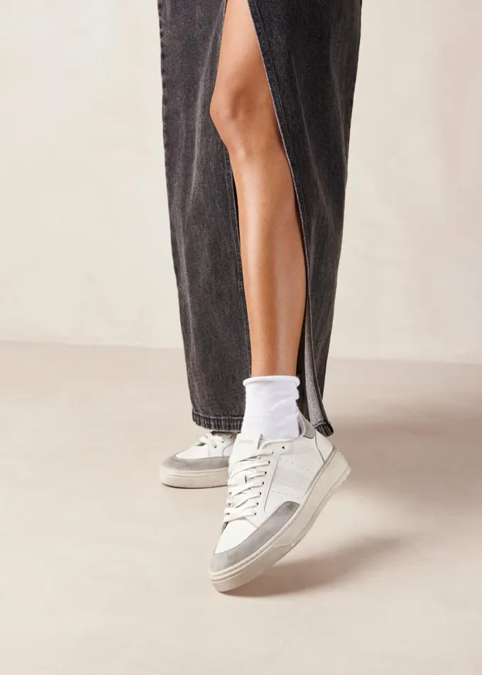 ALOHAS Sneakers Women Tb780 8211 OffWhite And Grey Distressed Sneakers